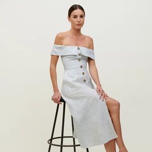 REFORMATION Adriel Linen Dress SIZE 8